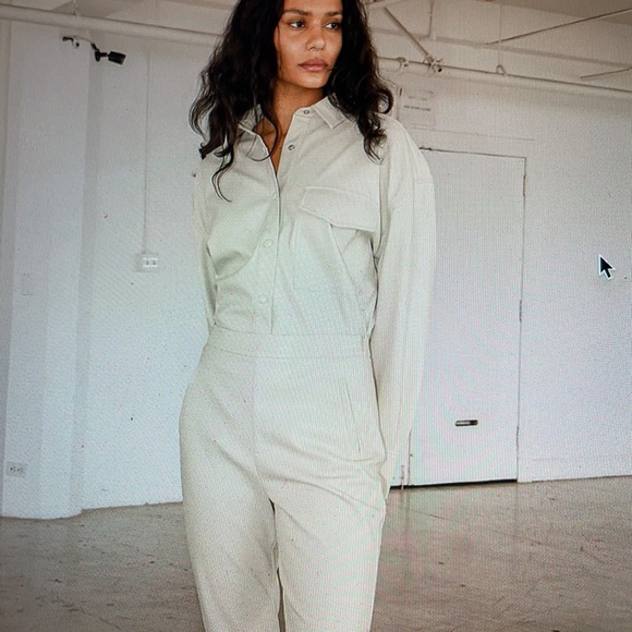 Lulus Popular Opinion Beige Leather Shacket - Picture 2 of 9